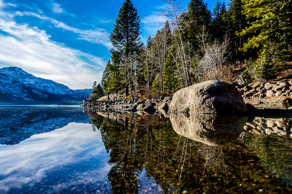 Donner lake on a summer day.